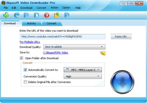 Free access of the Bigasoft Video Downloader Pro 3.15 Portable